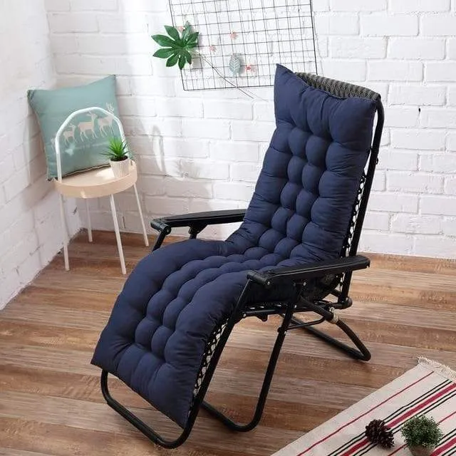Coussin Chaise Longue Bleu Marine