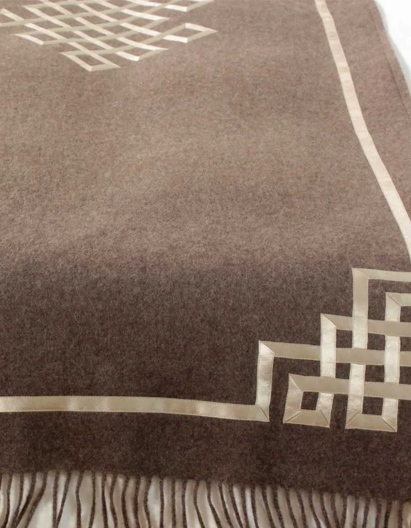 Chemin de lit TAUPE N°24