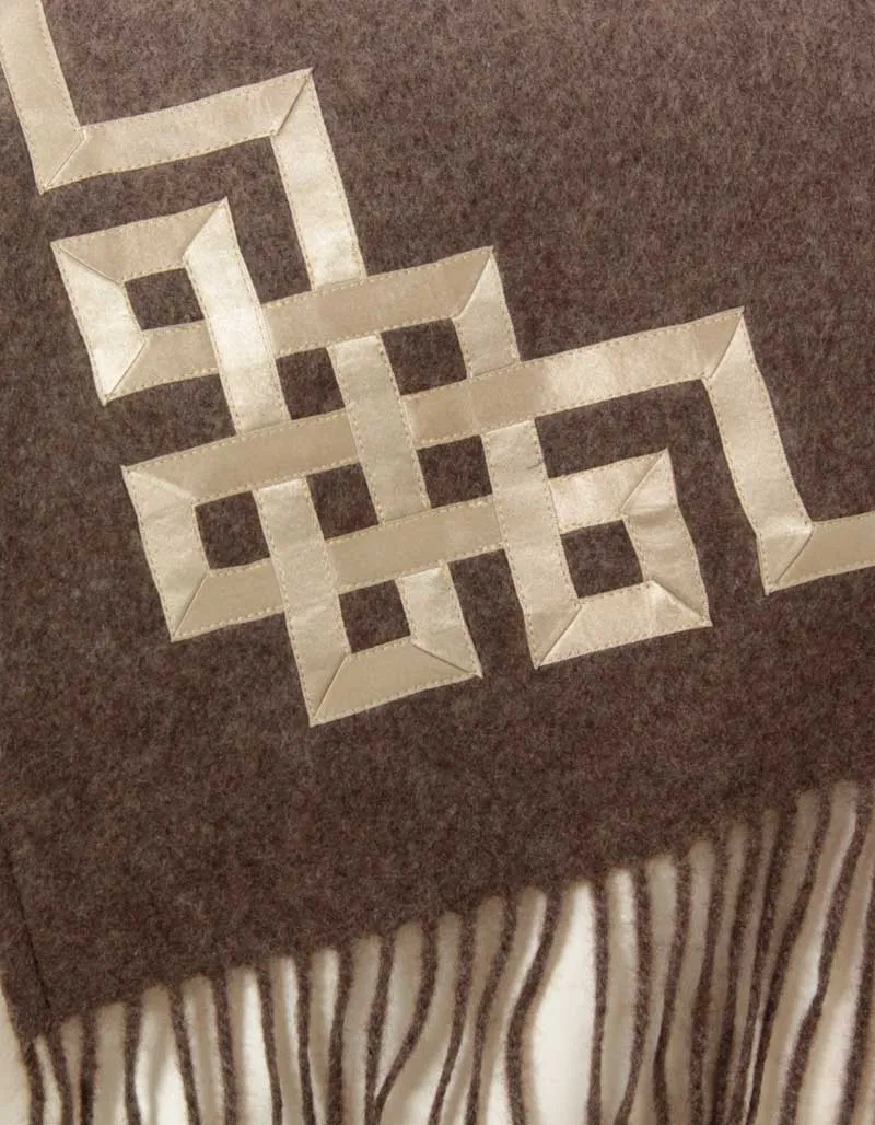 Chemin de lit TAUPE N°24