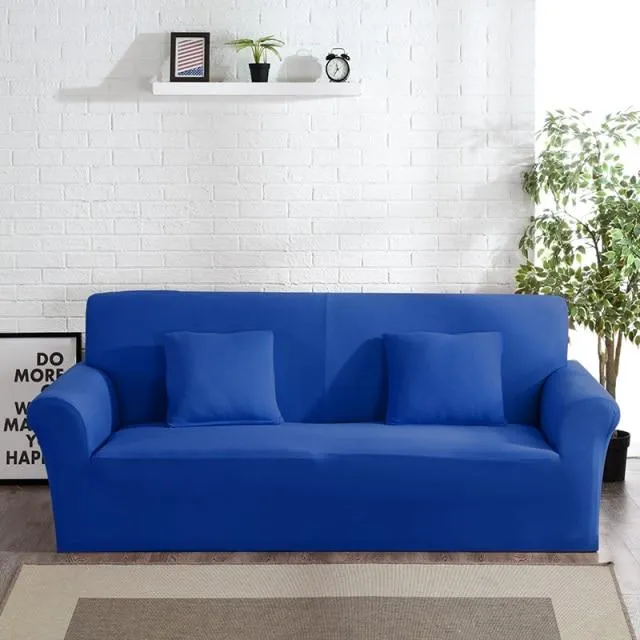 Housse de Canapé Bleue