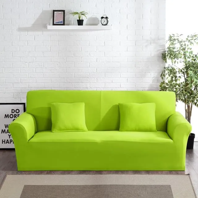 Housse de Canapé Vert Anis