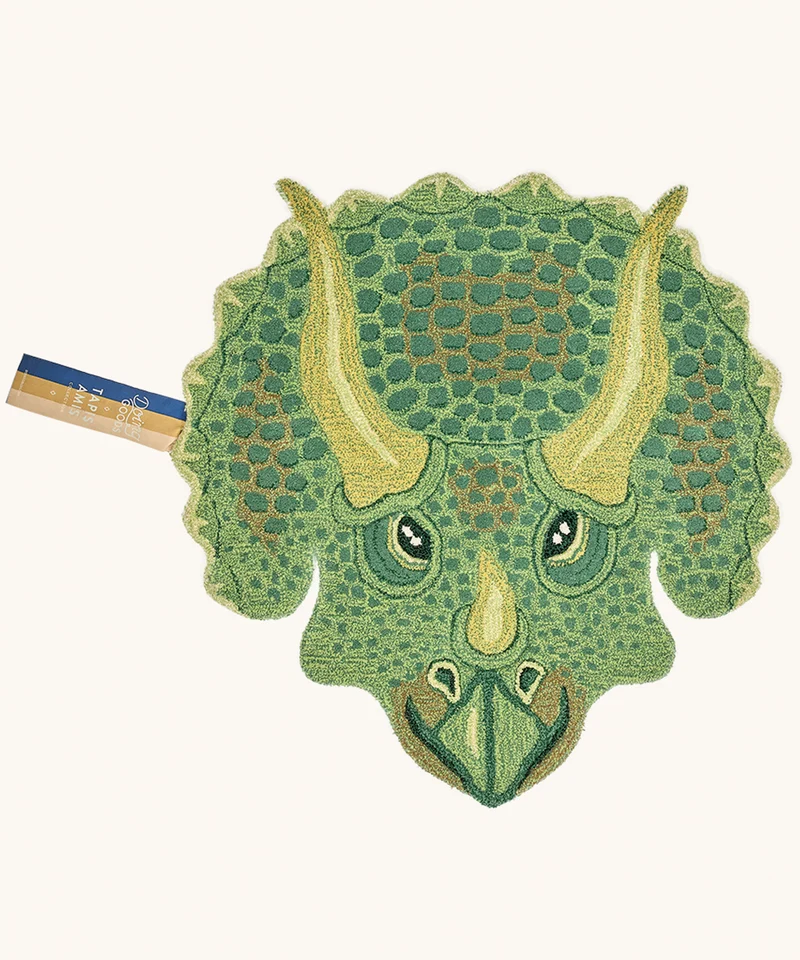 Triceratops tæppe i uld – Doing Goods