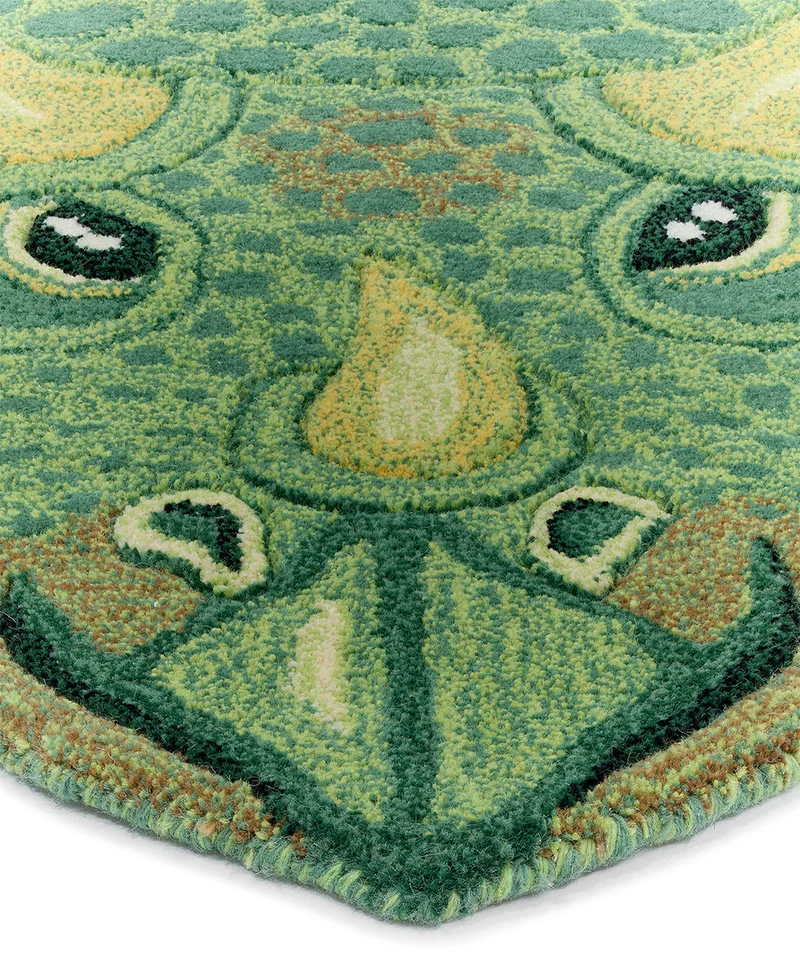Triceratops tæppe i uld – Doing Goods