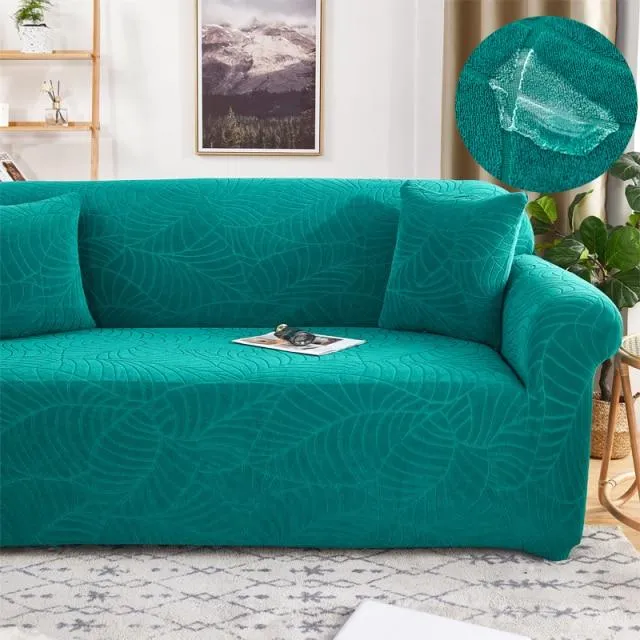 Housse de Canapé à Motifs Floraux Jacquard