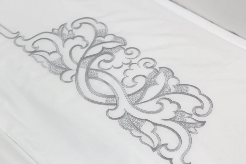 Drap plat ART NOUVEAU / ARGENT
