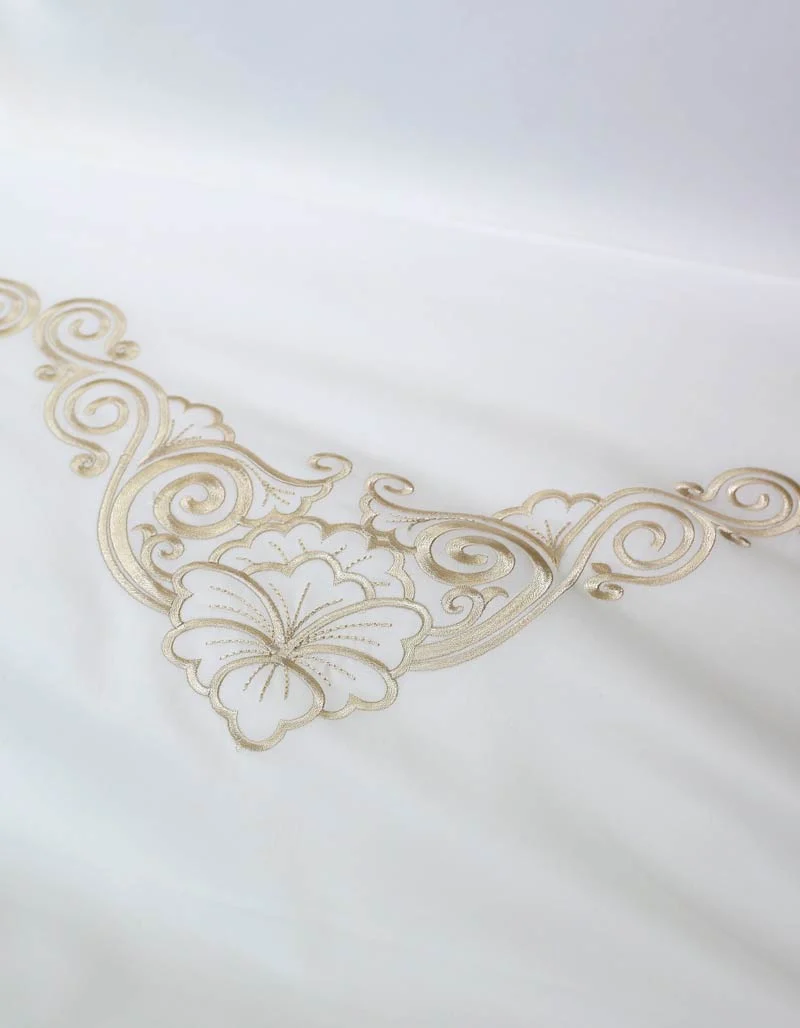 Drap plat FLORALIE / GOLD