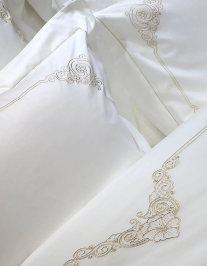 Drap plat FLORALIE / GOLD