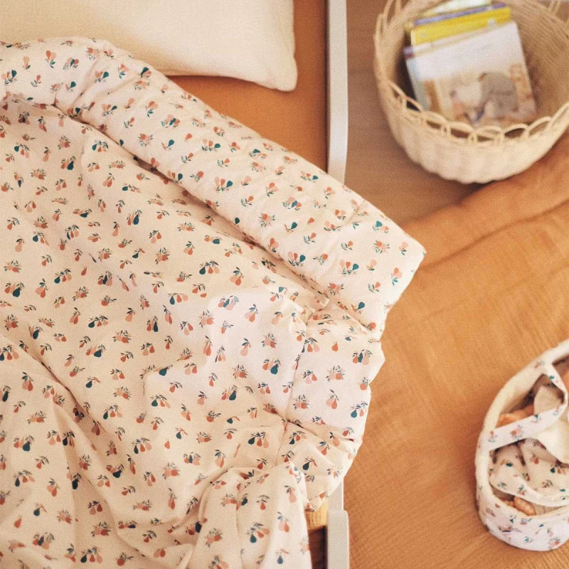 Première couette coton bio POIRES