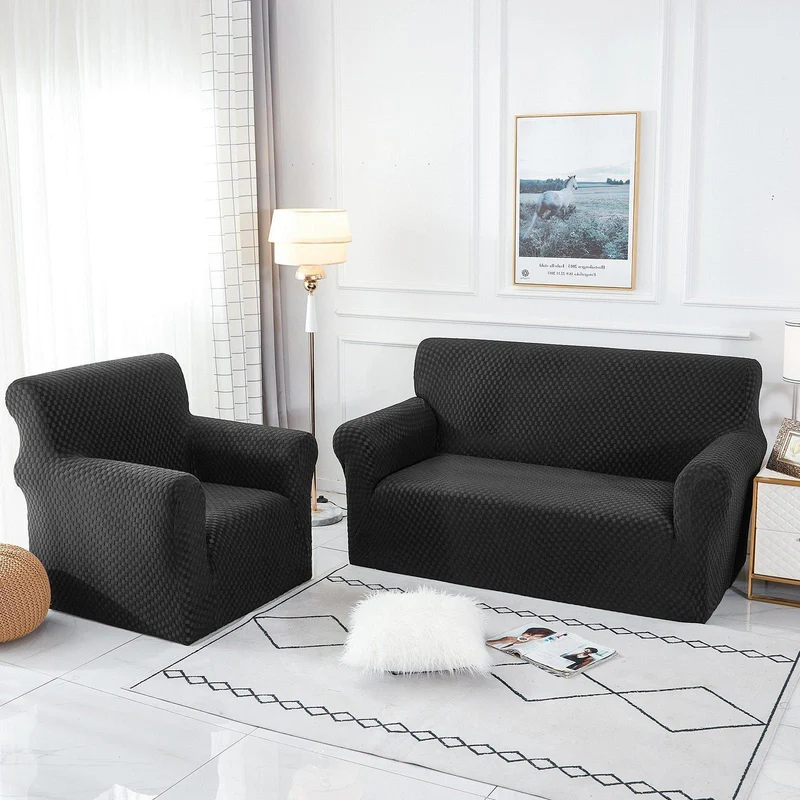 Housse de Canapé Imperméable Noir