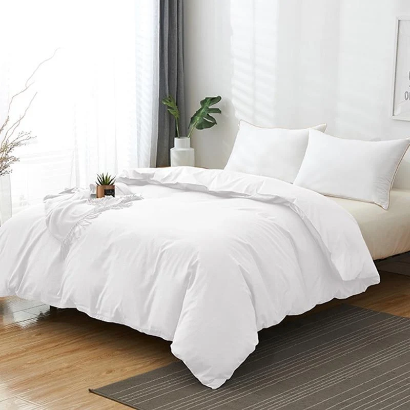 Housse de Couette 220x240 Blanche