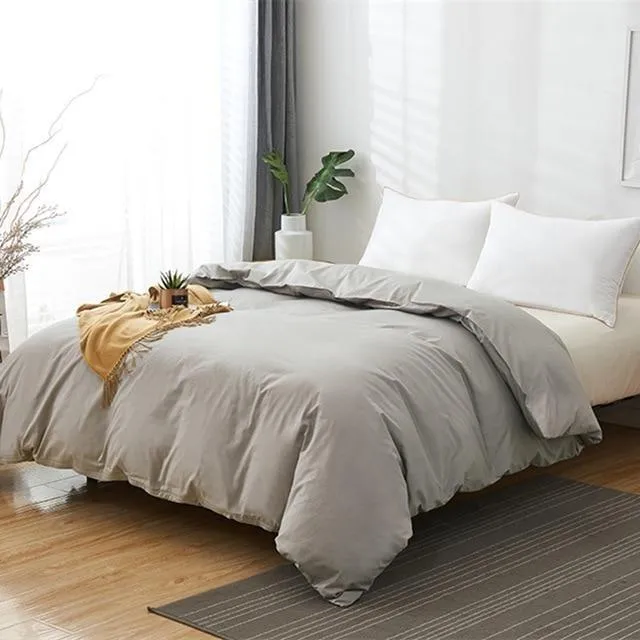 Housse de Couette 200x200 Grise