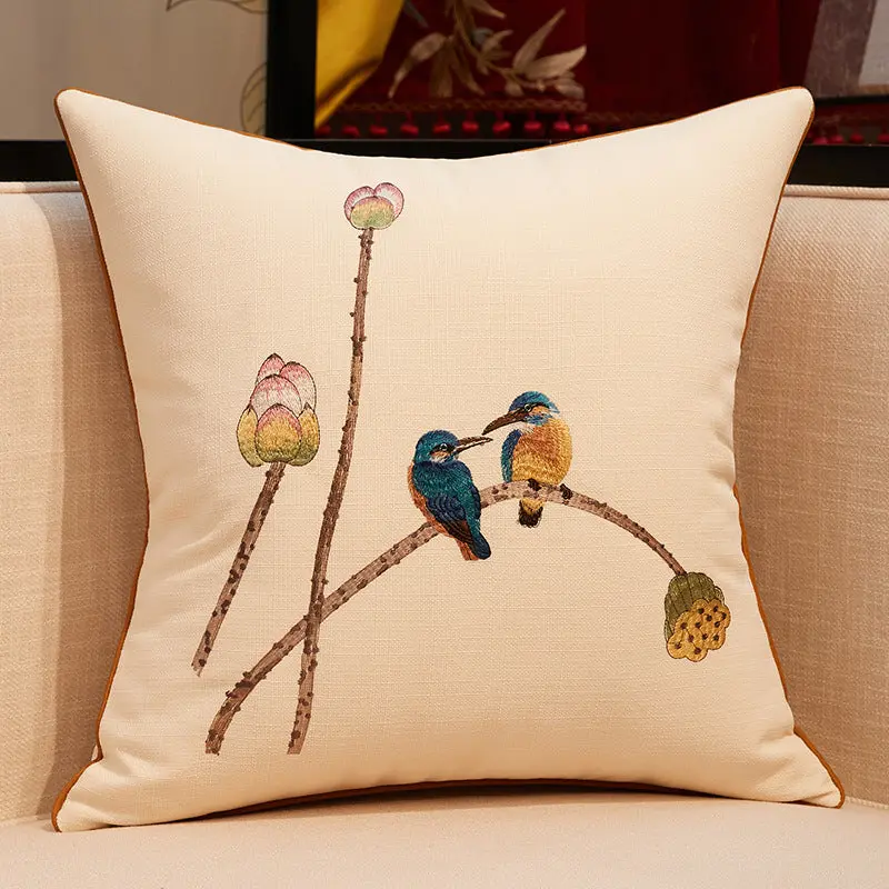 Coussin Canapé Brodé ZHÜLIN