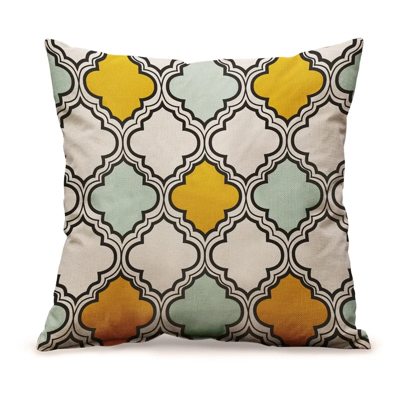 Coussin Canapé Lin Graphique KERMA