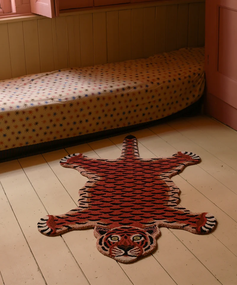 Tula tiger tæppe i uld – Doing Goods