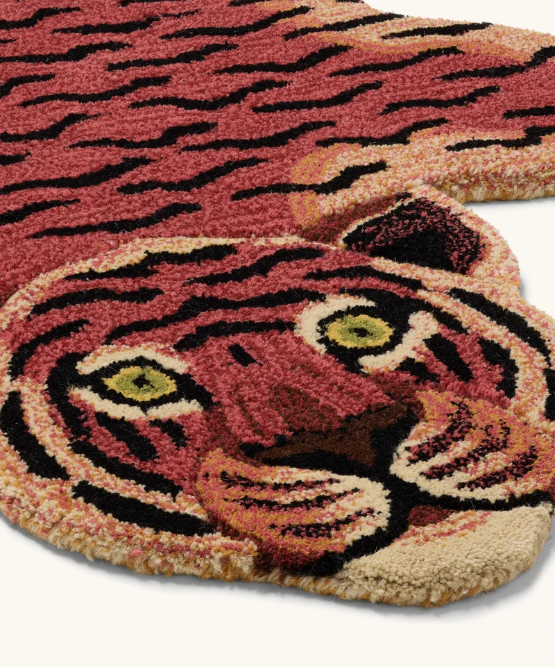 Tula tiger tæppe i uld – Doing Goods