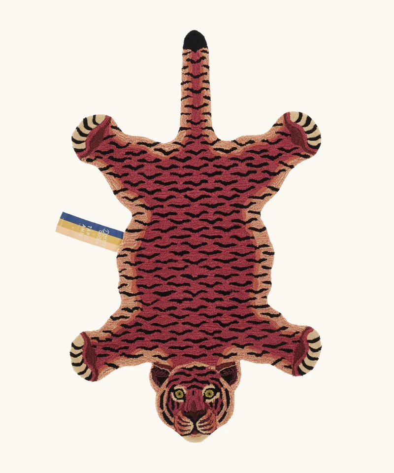 Tula tiger tæppe i uld – Doing Goods