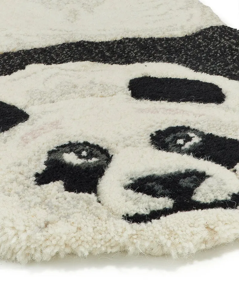 Panda tæppe i uld – Doing Goods