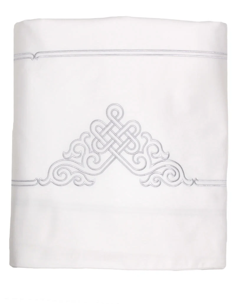 Drap plat NAADAM / ARGENT