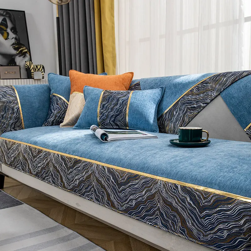 Plaid Canapé Chic Chenille LUXORA