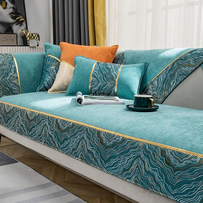Plaid Canapé Chic Chenille LUXORA