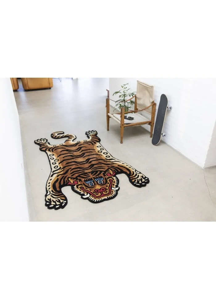 Tigertæppe i uld – Bongusta