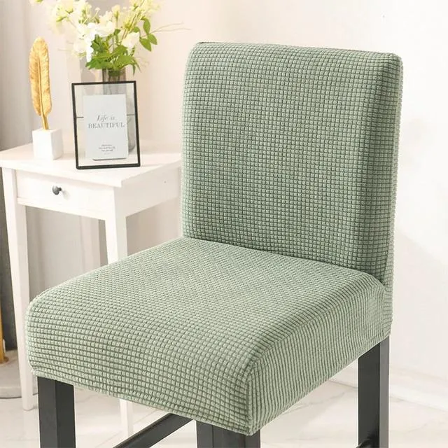Housse Tabouret de Bar Vert Laurier