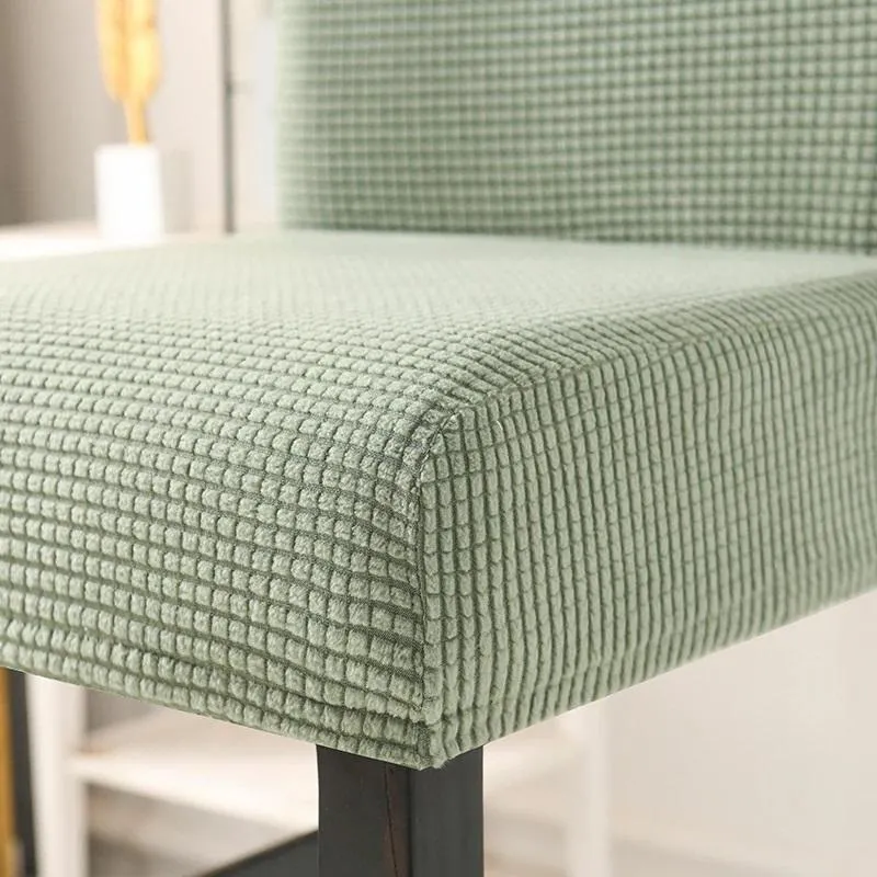 Housse Tabouret de Bar Vert Laurier