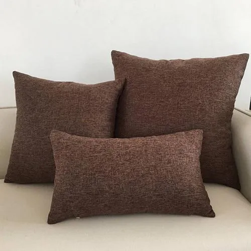 Housse de Coussin 60x60 Marron