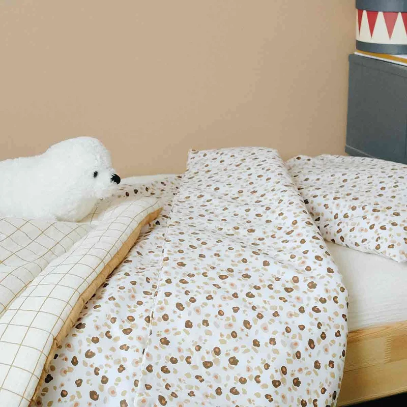Housse de couette bébé LÉOPARD