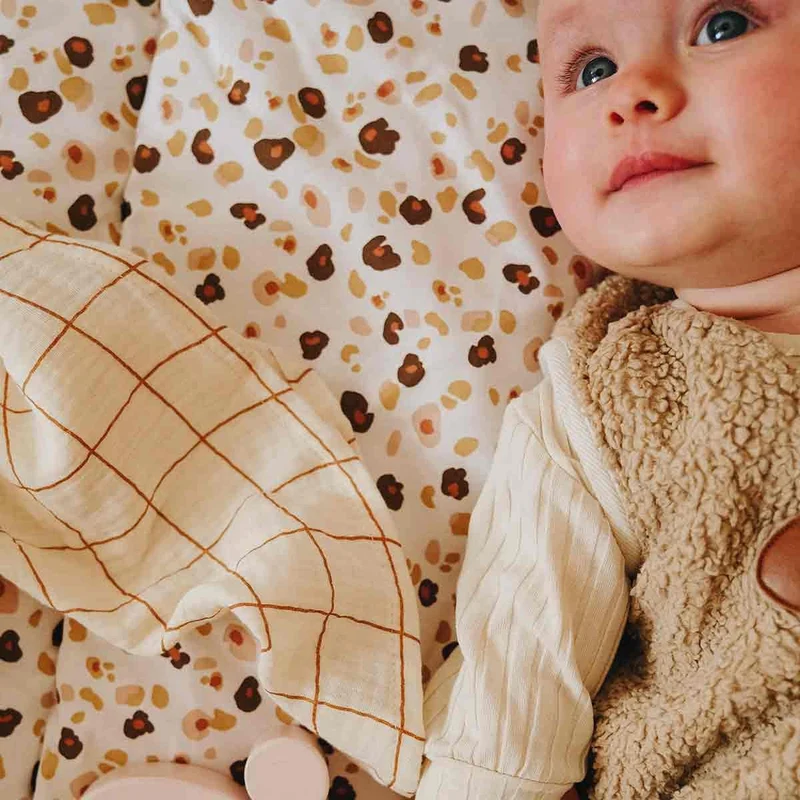 Première couette coton LÉOPARD