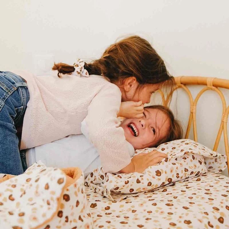 Drap housse bébé coton LÉOPARD