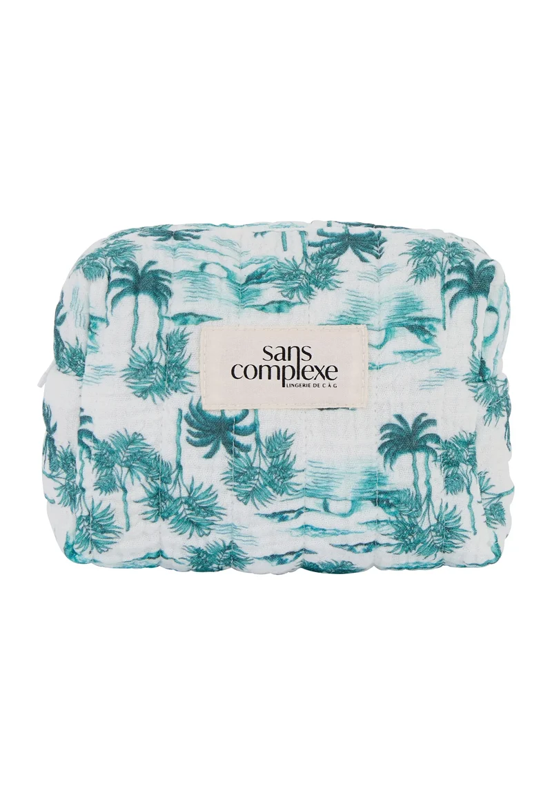 Trousse gaze de coton Ivoire Vert