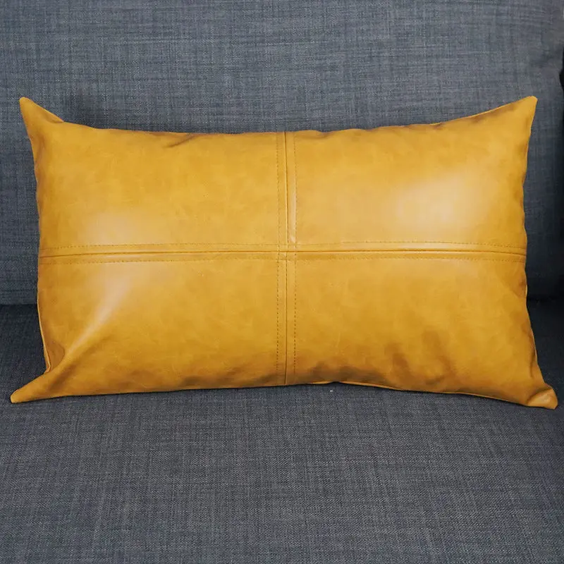 Housse de Coussin Simili-Cuir CRAZYHOR
