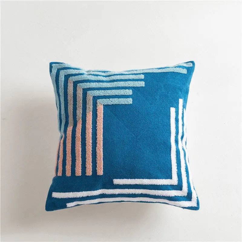 Housse de Coussin Géométrique BAKLU