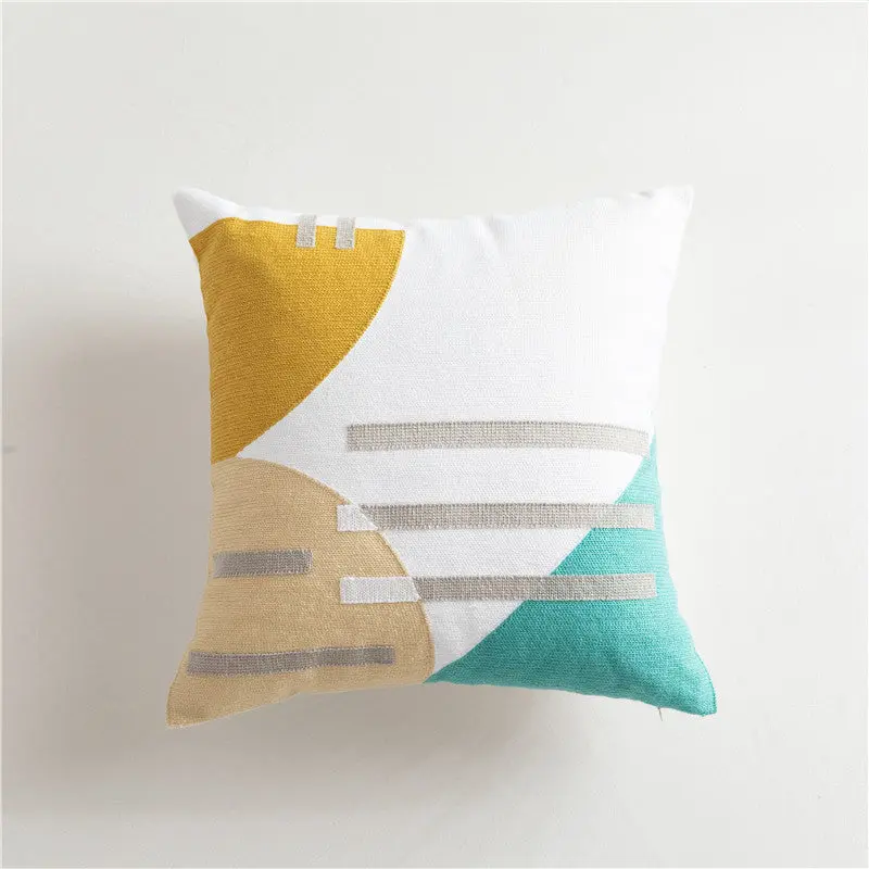 Housse de Coussin Géométrique BAKLU