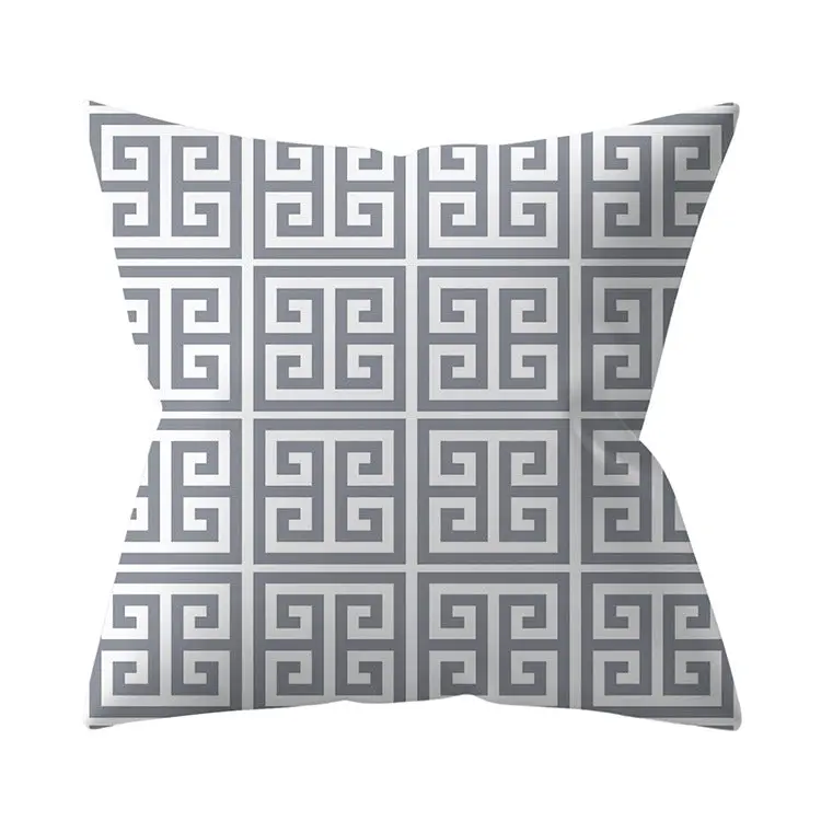 Housse de Coussin Géométrique SILVΞR