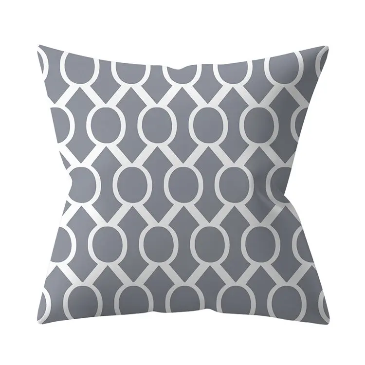 Housse de Coussin Géométrique SILVΞR