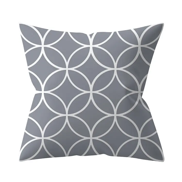 Housse de Coussin Géométrique SILVΞR