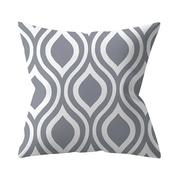 Housse de Coussin Géométrique SILVΞR