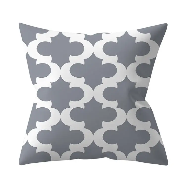 Housse de Coussin Géométrique SILVΞR