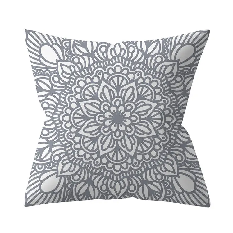 Housse de Coussin Géométrique SILVΞR