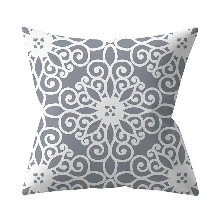 Housse de Coussin Géométrique SILVΞR
