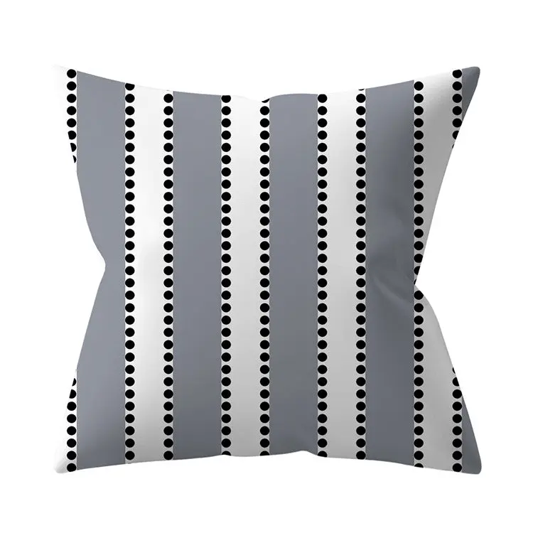 Housse de Coussin Géométrique SILVΞR