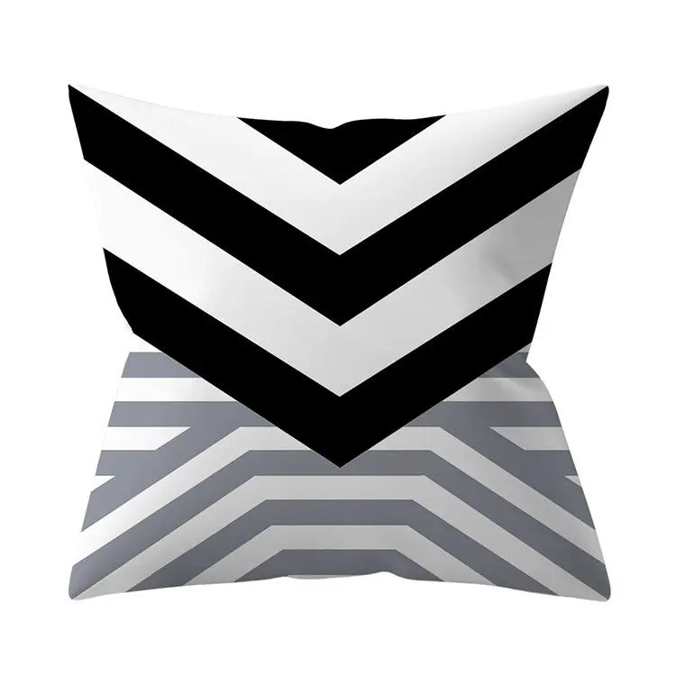 Housse de Coussin Géométrique SILVΞR