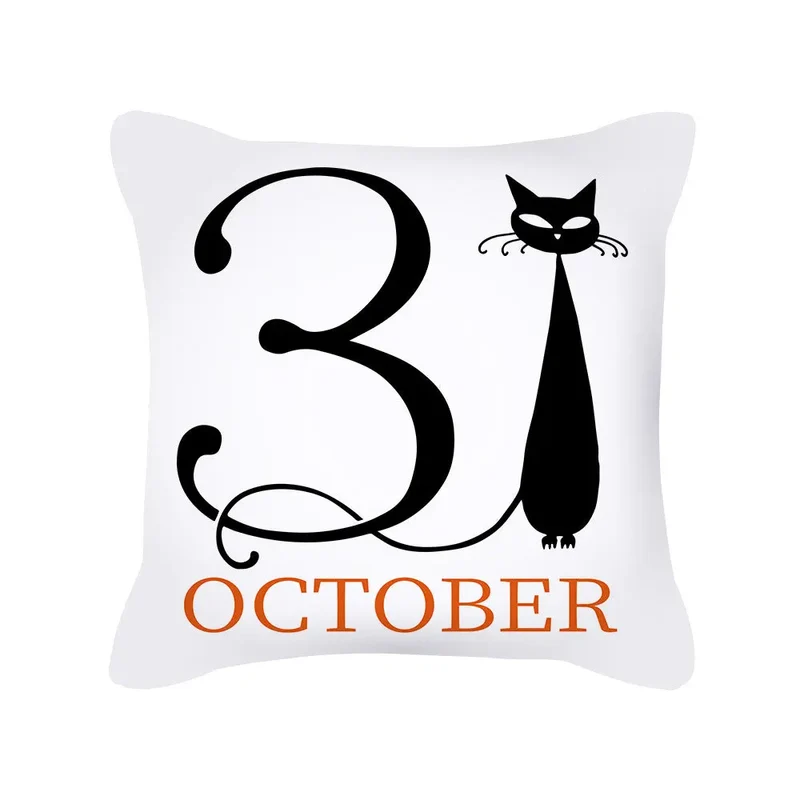 Housse de coussin Halloween Pumpkin NOVELIA