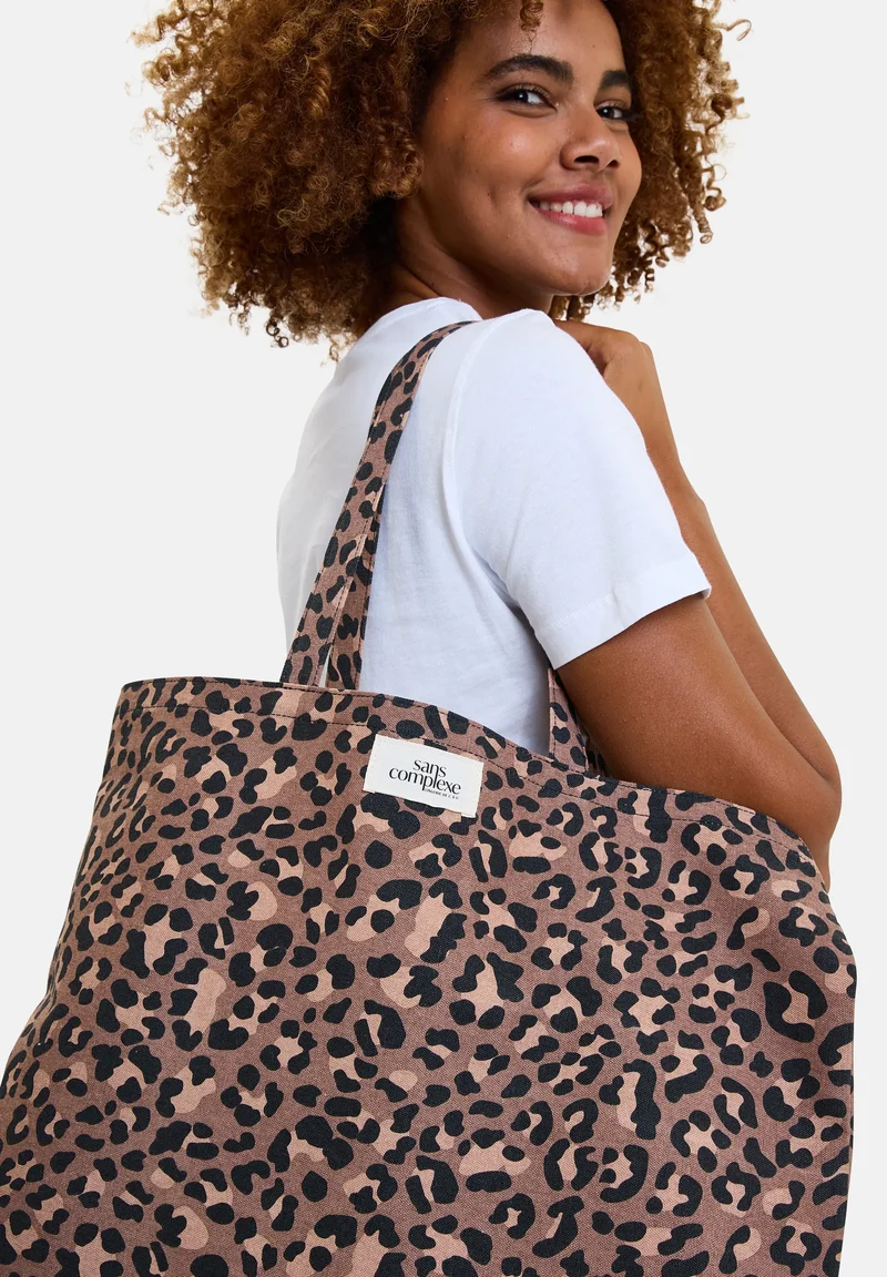 Tote Bag imprimé léopard
