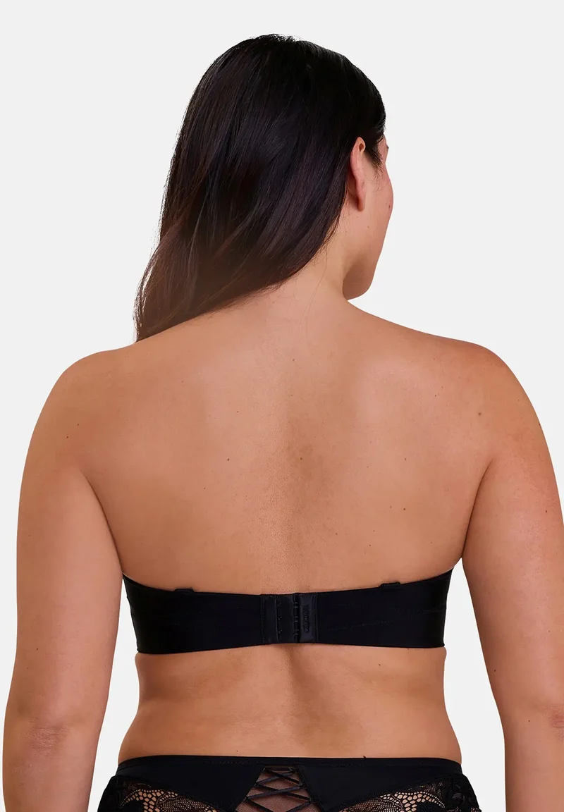 Soutien-gorge bandeau avec armatures Arum Prima Noir