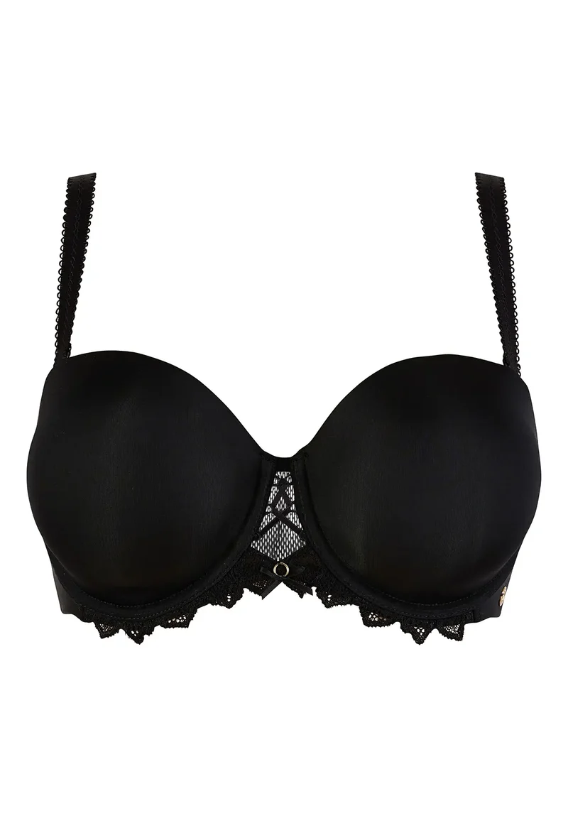 Soutien-gorge bandeau avec armatures Arum Prima Noir