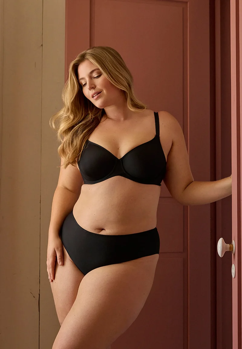 Lot de 2 soutiens-gorge Duo Sonia Noir et Champagne Rosé