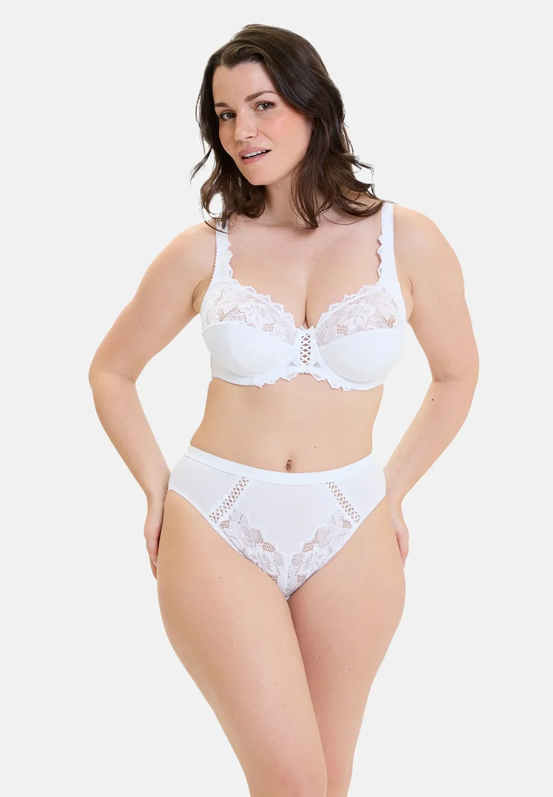 Soutien-gorge emboîtant Coton d'Arum Blanc